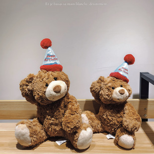 抱抱熊公仔泰迪熊毛绒玩具玫瑰花小熊礼帽玩偶布娃娃女孩生日礼物