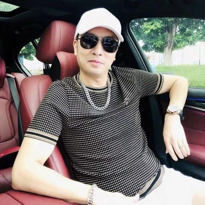 欧洲站2026年夏季新款针织高端男士短袖T恤高端轻奢时尚修身圆领