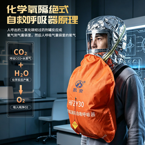 凯安化学氧消防自救呼吸器HFZY30