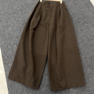 子女装 女百搭休闲裤 2026春装 新款 春夏 超显瘦宽松阔腿裤 女裤 弯刀裤