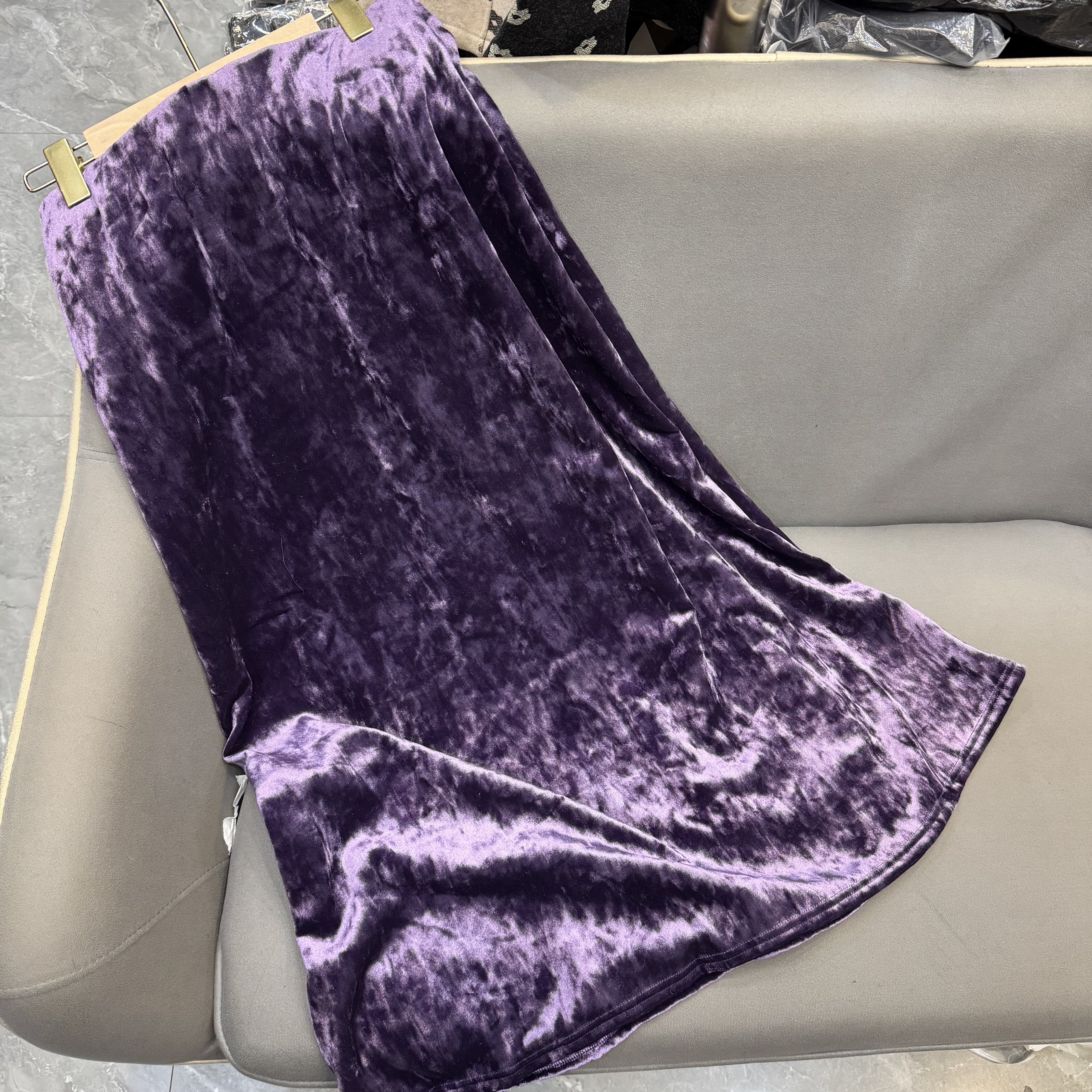 2025新款丝绒鱼尾半身裙女加绒加厚复古新中式国风中长款a字裙,女装/女士精品,半身裙,淘宝优惠券,粉丝福利购,淘宝优惠卷