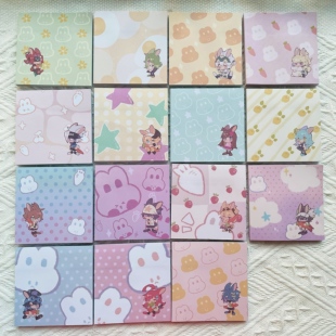 【玉和糖】凹凸同人周边兔兔系列不便签本便利贴雷安卡嘉小柠檬凯