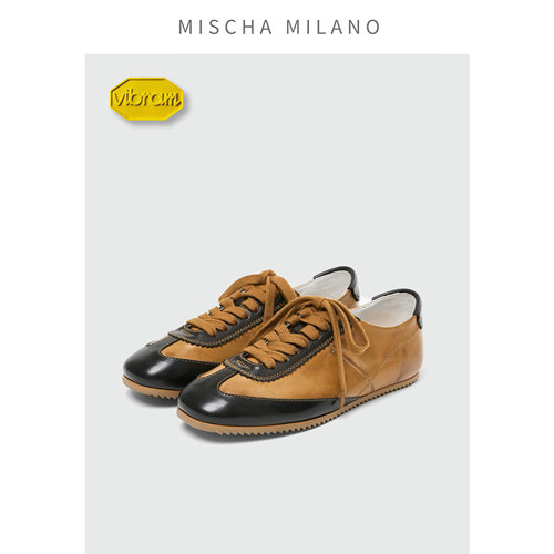 意大利Mischa&Vibram正版授权 2025新款德训鞋女 休闲鞋美拉德风