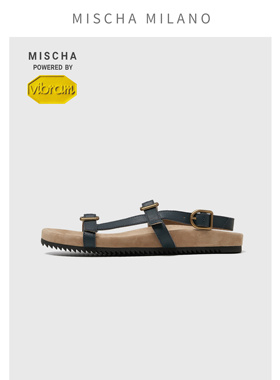【爱上走路】mischa&vibram 2026新款休闲凉鞋女舒适外穿罗马凉鞋