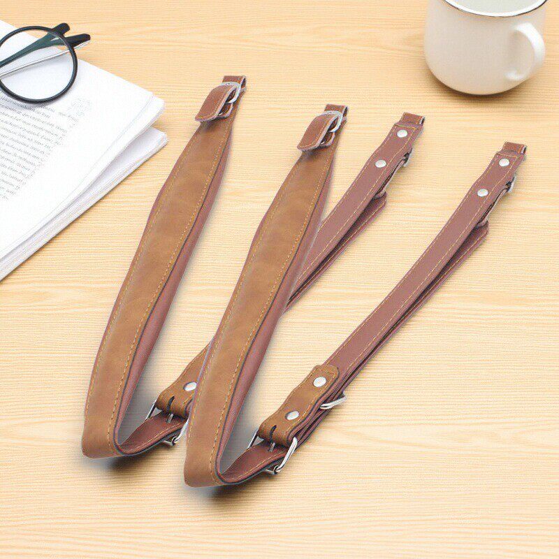 手风琴背带一对装16-120贝斯1对咖啡色皮质防水可调节做工精细