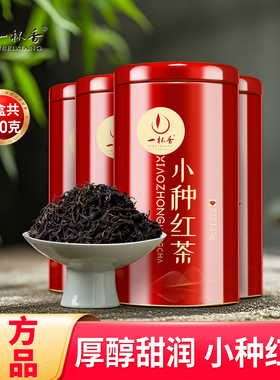一杯香茶叶红茶武夷山小种正山500g罐装2025新茶古树野茶自己喝