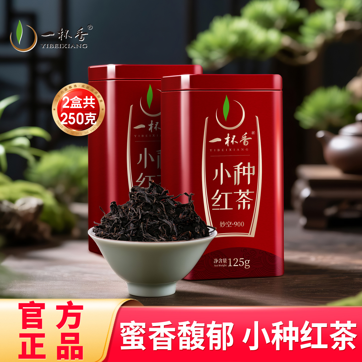 一杯香武夷山小种红茶250g