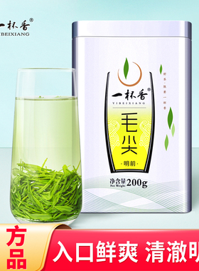 2025新茶一杯香毛尖明前茶叶绿茶200g信阳原产自己喝官方旗舰店