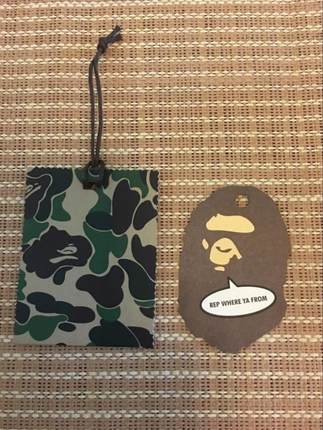 潮牌bape milo安逸猴吊牌服装包包bape吊牌定做 服装吊牌吊卡