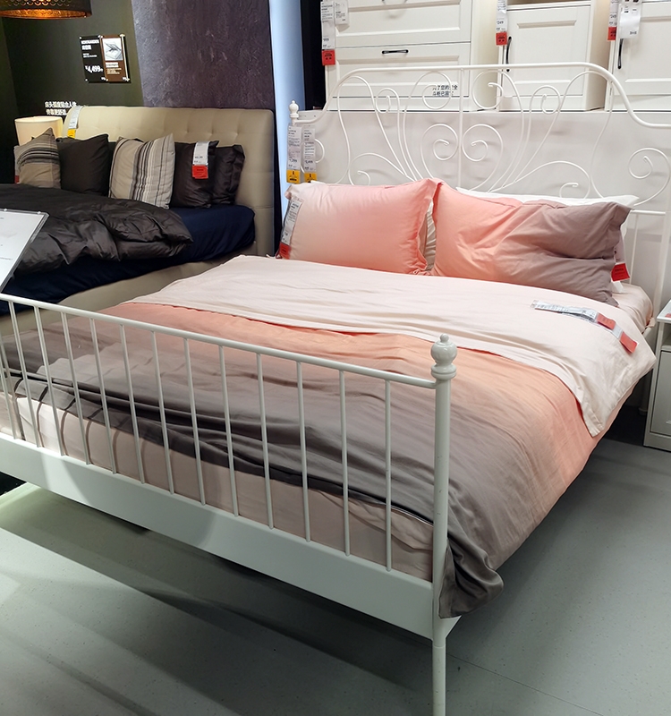 IKEA宜家 古尔林 被套床上用品被罩含床单全棉简约拉绒处理渐变色