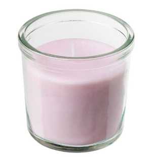 IKEA宜家 卢纳勒 香味烛和玻璃杯 香薰蜡烛茉莉花香静谧安逸