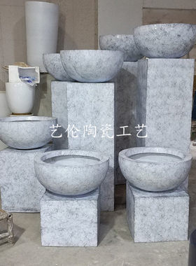 罗马柱公司玻璃钢落地大花瓶直销