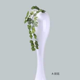 简约落地大花瓶酒店商场乔迁玻璃钢花器客厅花插工艺摆件促销草球