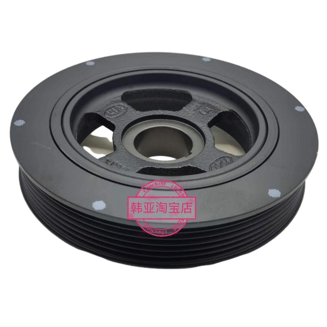 索兰托霸锐雅科仕劳恩斯雅尊曲轴皮带轮皮带盘发动机皮带曲轴大轮