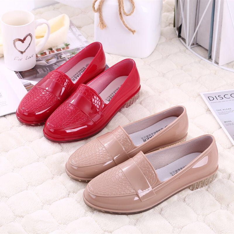 户外低帮雨鞋水鞋女厨房防水防滑时尚简约雨靴轻便外穿女百搭水靴