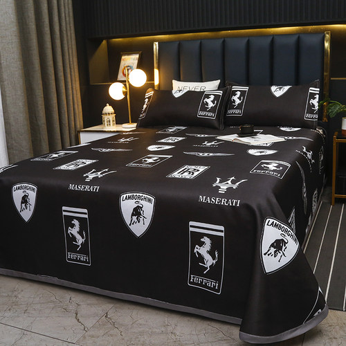 北欧风潮牌深色冰丝机洗耐脏凉席