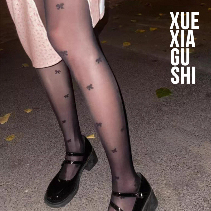 【韩版蝴蝶结ins丝袜】