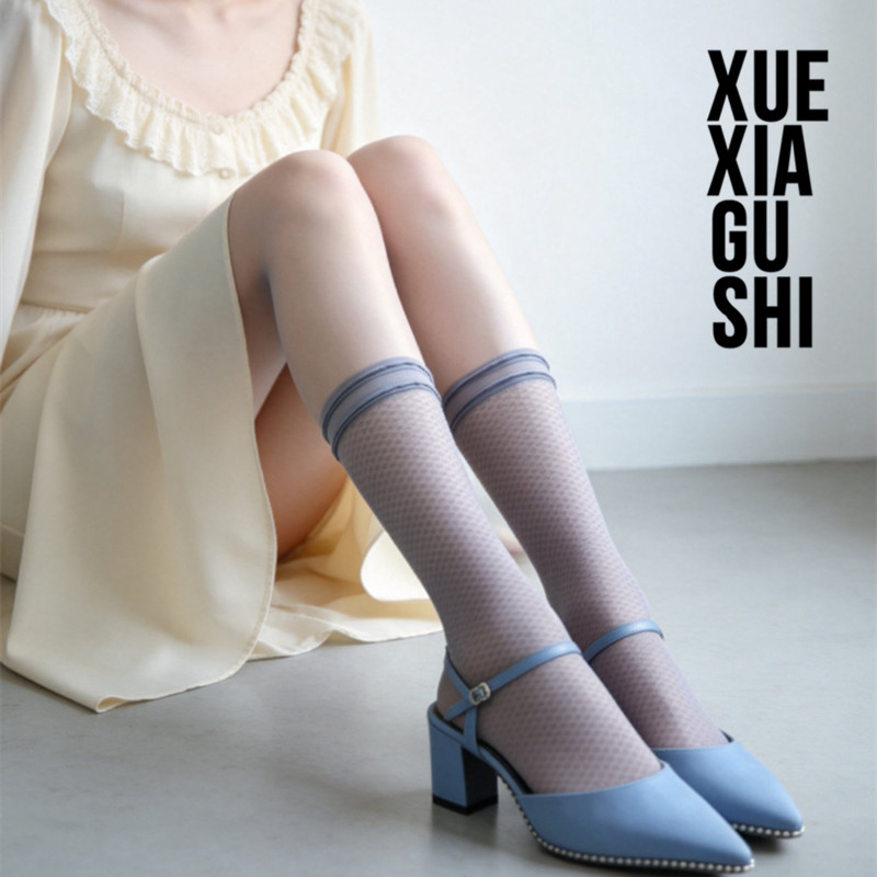 【假两件鱼鳞连裤袜】