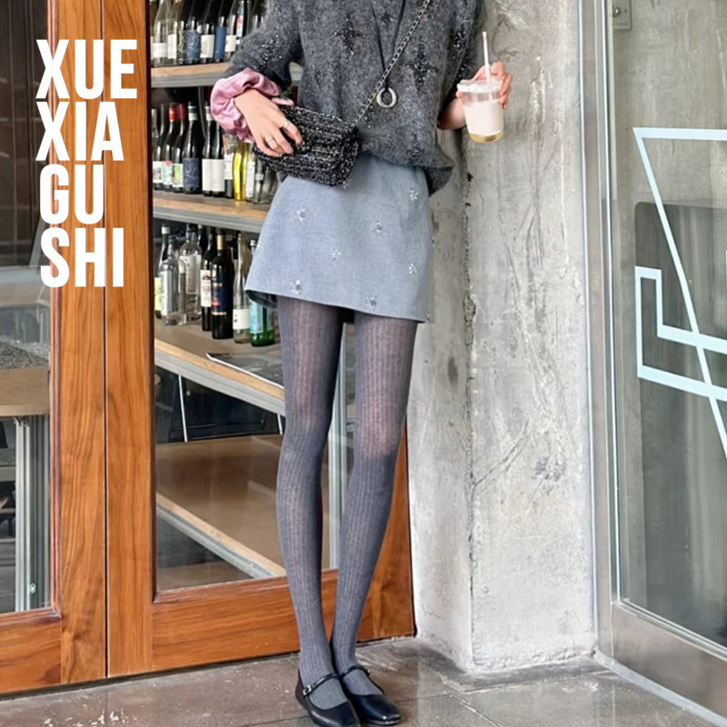 miu风连裤袜【美腿/显瘦条纹】