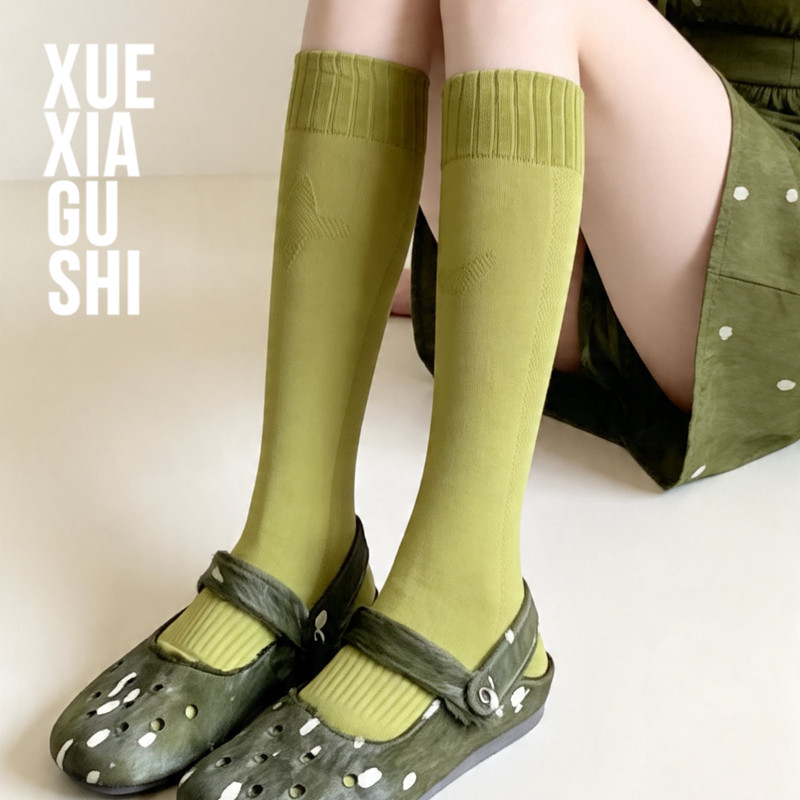 【月亮星星ins小腿袜】