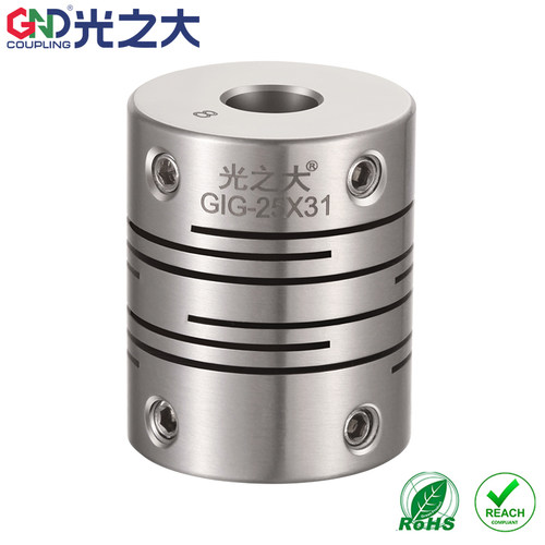 GND光之大传动GIG不绣钢平行线沟槽式联轴器编码伺服电机弹性CPSS