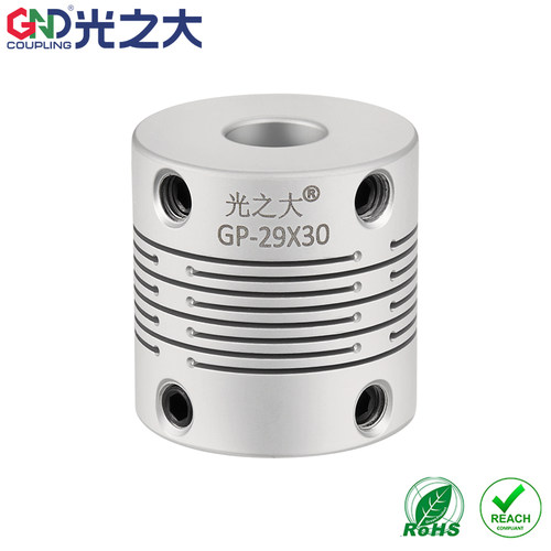 GND光之大传动GP铝合金平行线沟槽式联轴器伺服电机编码器CPSX