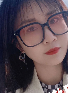 韩系优雅粉色墨镜女可配近视度数