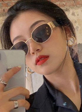 港风墨镜女个性宽腿时尚太阳镜潮
