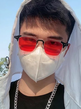 时髦多巴胺墨镜男女个性彩色眼镜