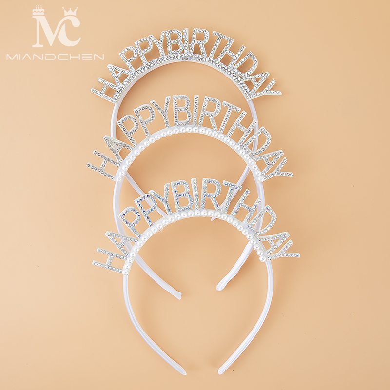 网红小香风钻石生日发箍