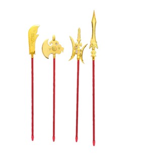 神斧赵云枪关公刀方天画戟红缨长矛大刀兵器户外表演道具儿童玩具