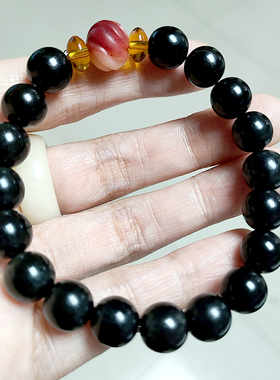 天然真牛角手串手链佛珠饰品