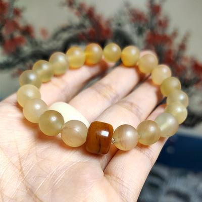 女士羊角文艺天然真品手串手链