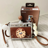 拍立得mini evo水晶保护壳镜头盖99适用富士迷你evo相机保护套90