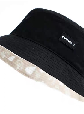 capglobal/冠戒双面戴渔夫帽男女夏季百搭防紫外线遮阳防晒帽子