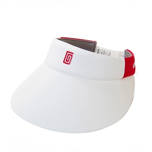 冠戒2025运动风无顶字母空顶大檐宽檐帽子户外时尚运动帽