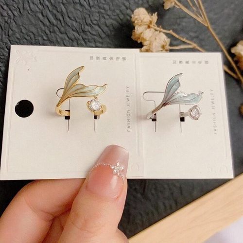 SweetGirl美人鱼尾开口戒指