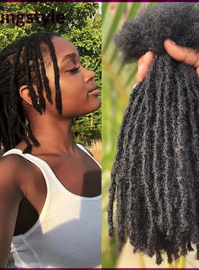 Dreadlocks Brazilian Human Hair Braid Hair Loc Extensions