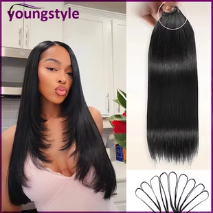 12A straight Crochet Hair Extensions100g Peruvian human hair