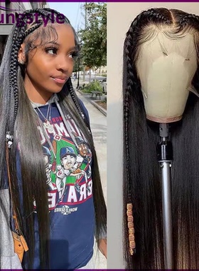 straight 13*6 lace front wig brazilian human hair lace wigs