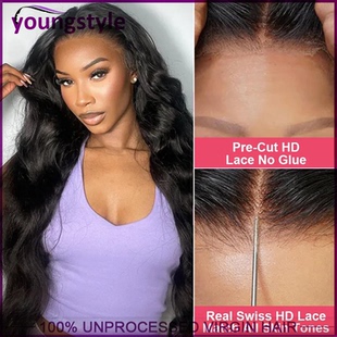 Glueless Wig Body Wave Human Hair 5*5 Lace Wigs For Women