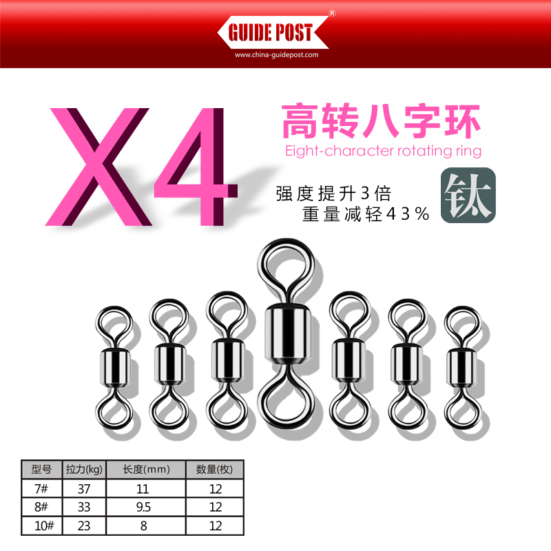 路标钛合金八字环高转连接器