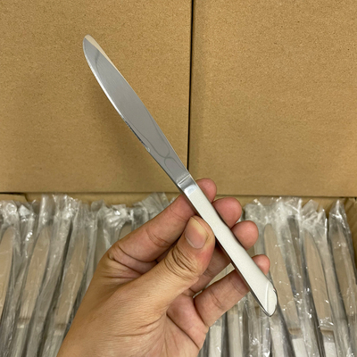 外贸库存不锈钢甜品小刀开刃