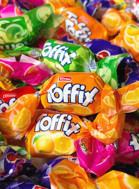 土耳其埃尔万Toffix水果奶糖Elvan夹心软糖喜糖儿童零食原装进口