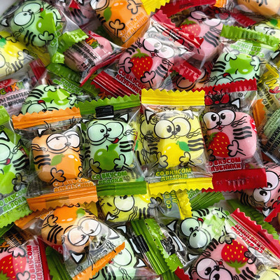 俄罗斯进口爱比可姆斯基水果味糖果软糖喜糖散装年货零食儿童礼物