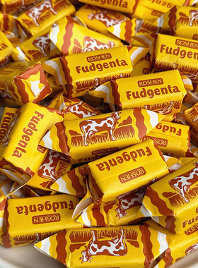 乌克兰进口如胜ROSHEN乳脂牛奶软糖奶味糖果零食喜糖儿童礼盒前台