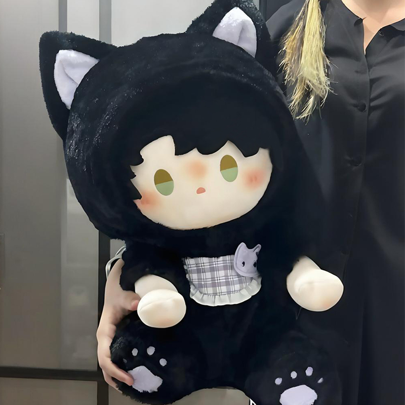 软萌喵套装40cm坐姿娃衣一番赏无属性玩偶40厘米棉花娃娃衣服替换