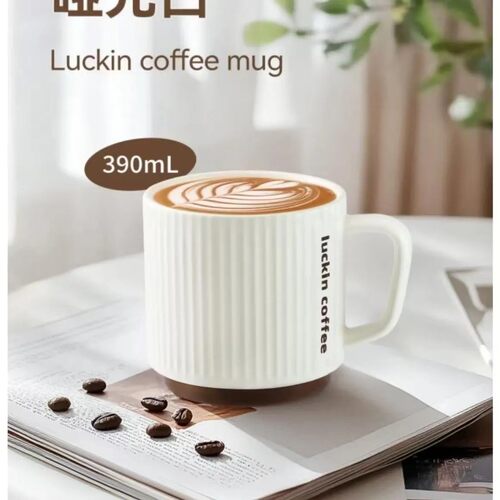 【正品代购】瑞幸陶瓷马克杯水杯高颜值大容量咖啡杯哑光咖啡杯