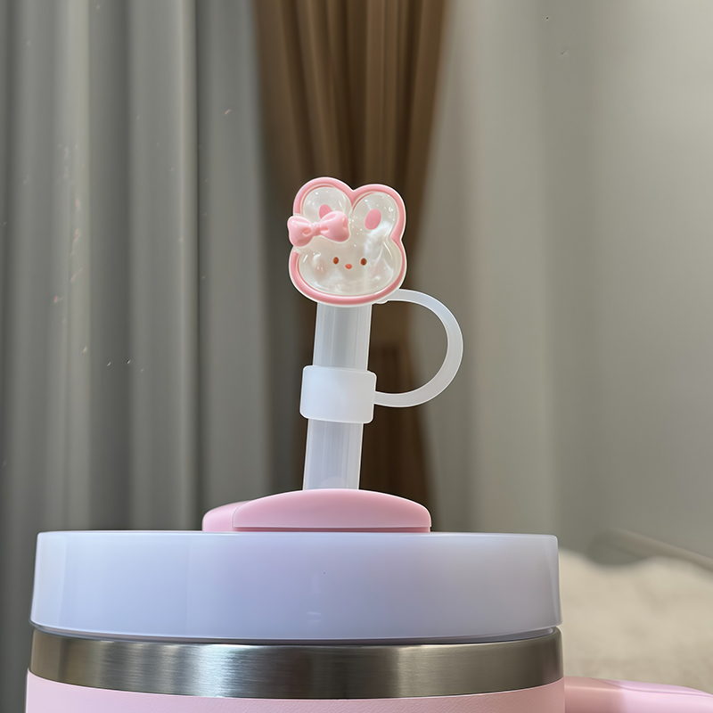 适用stanley保温杯吸管防尘塞史丹利水杯配件吸管套9-10mm吸管帽