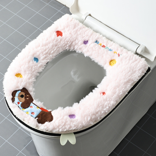 马桶坐垫家用坐便器套垫圈四季通用拉链款防水冬季加厚可水洗垫子